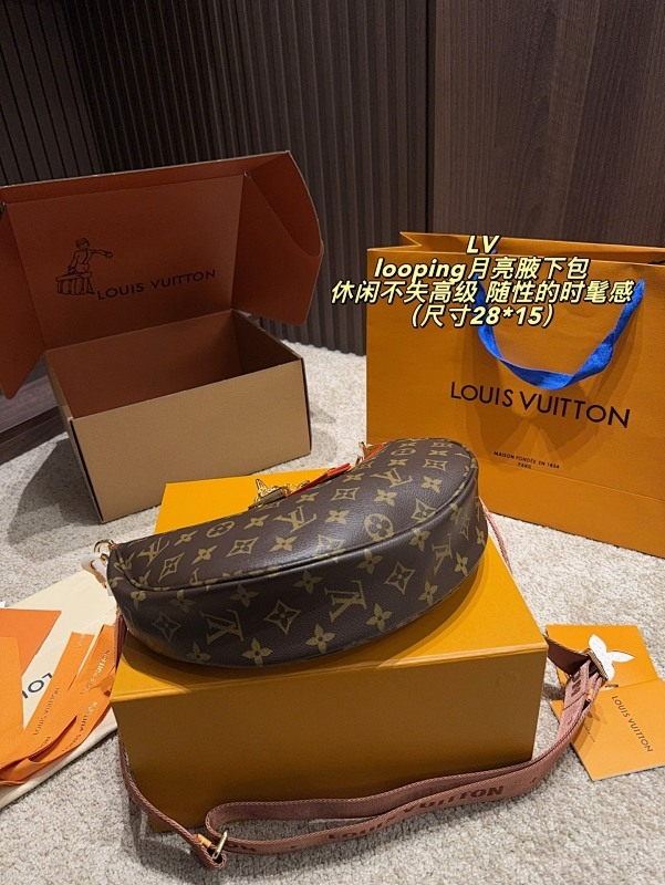 MLP77 Leather bag 28-15CM Bags with Box