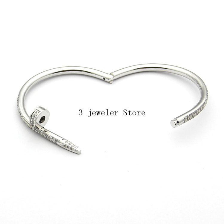 CAB24 brand bangle 316L steel with 18K gold plated women size Jewelry