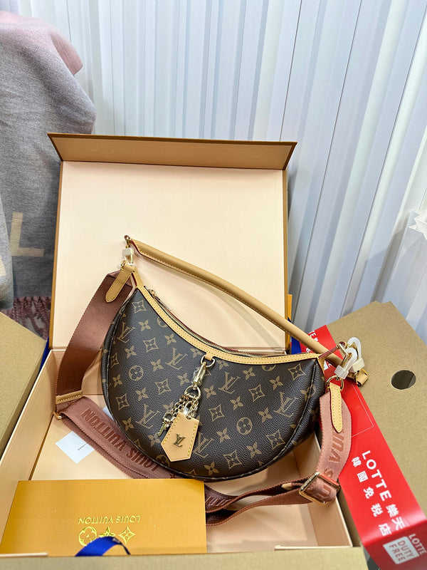 MLP01 Women's new fashion 22x9x33cm moon bag