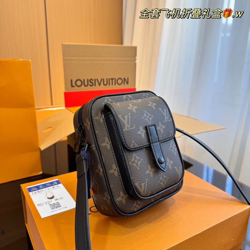 MLP2 Real Leather bag 15-5-18CM Bags for women and men with box
