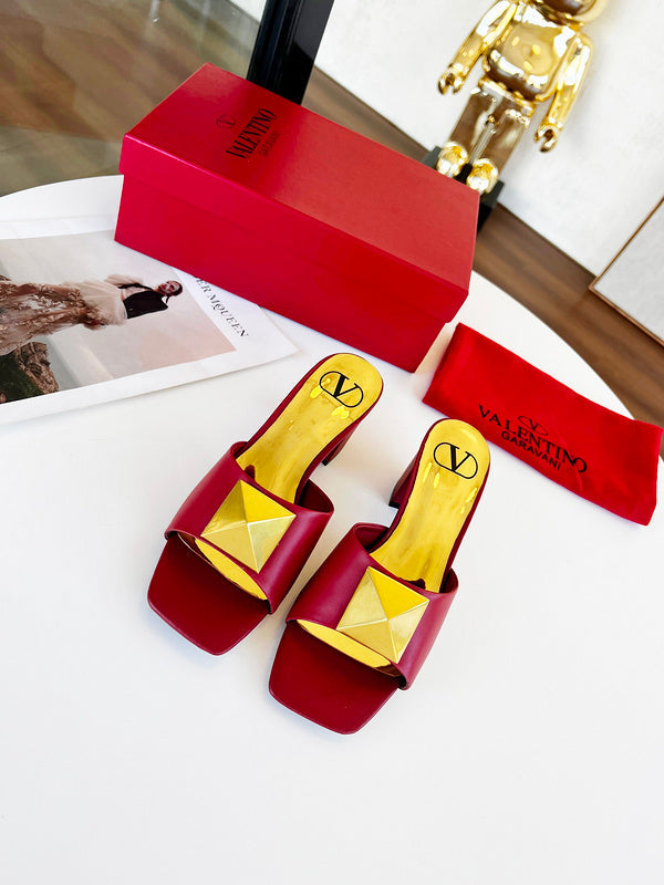 SHVS3 Women slipper Shoes Rubber sole or leather sole with all packing