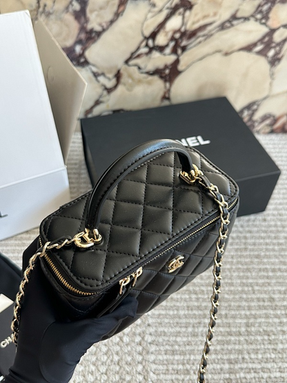 ACP67 Leather Bags 18CM Bag with Box