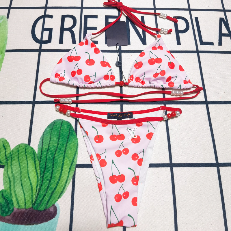 MLL01 New women's summer swimsuit bikini two-piece set+square scarf bikini
