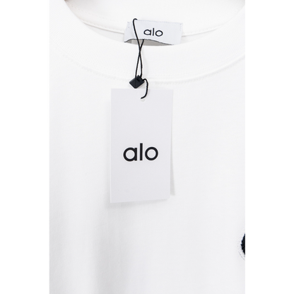 ALOC7 New men's and women's summer pure cotton top T-shirt clothing