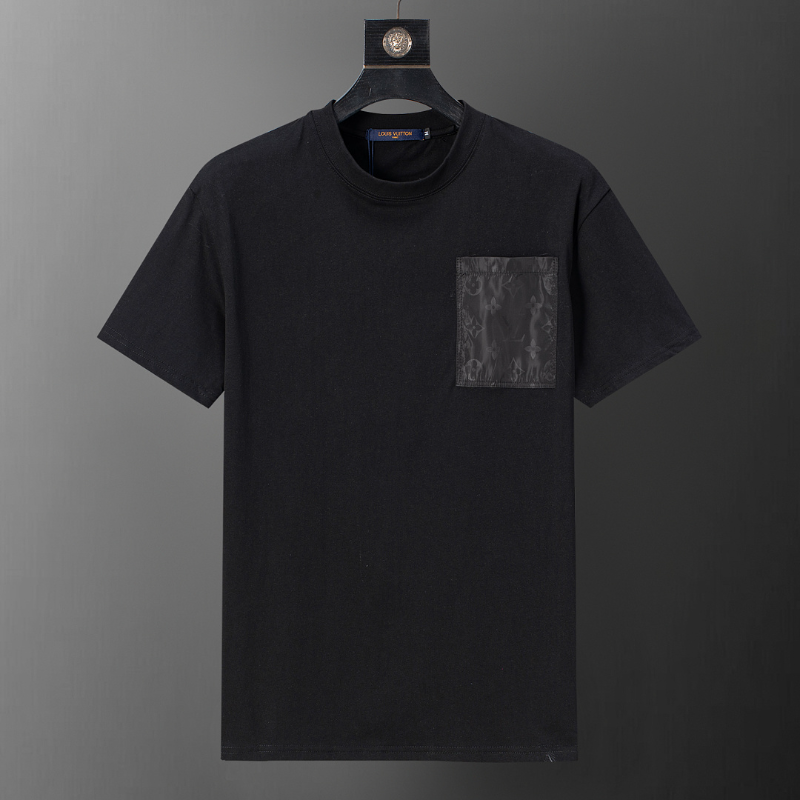 LVC206 New men's summer pure cotton top and short sleeved clothing