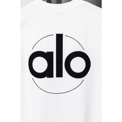 ALOC7 New men's and women's summer pure cotton top T-shirt clothing