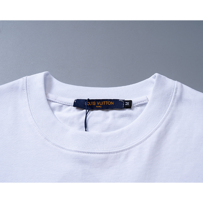 LVC206 New men's summer pure cotton top and short sleeved clothing
