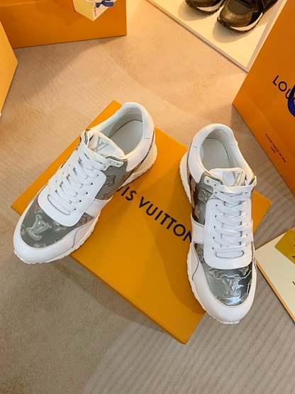 OLS44 Leather women 35-42 And men 40-46 sneakers shoes With box