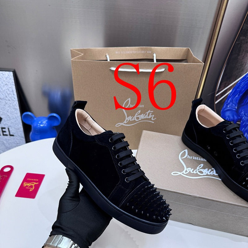 MCLS12 Women 35-40 and Men 40-45 Leather Shoes With Box