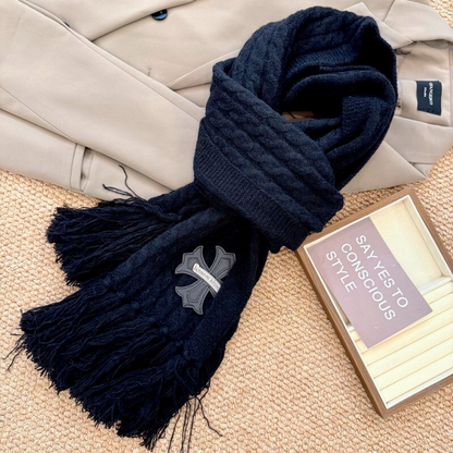 XKC1 Cashmere blend Wool Scarf