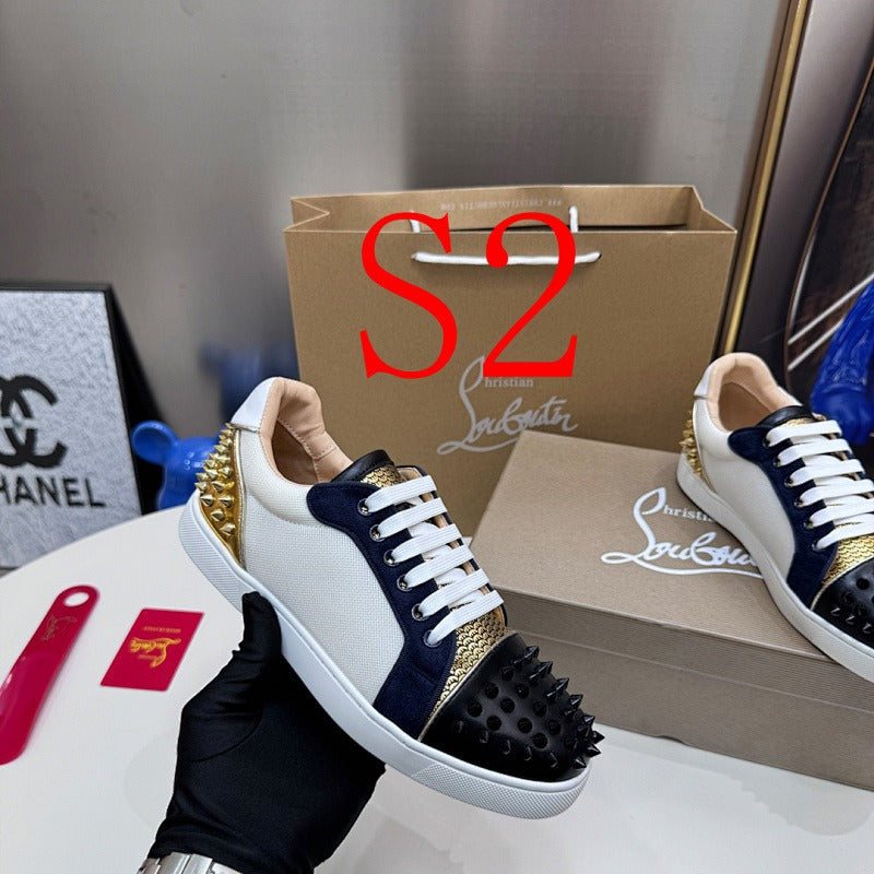 MCLS11 Women 35-40 and Men 40-45 Leather Shoes With Box