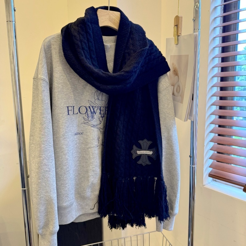 XKC1 Cashmere blend Wool Scarf
