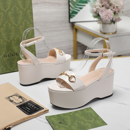 JHGS20 Slipper 8CM Heel Size 35-42 Leather Shoes with box