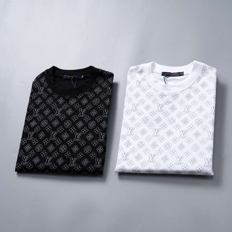 LVC204 New men's summer pure cotton top and short sleeved clothing
