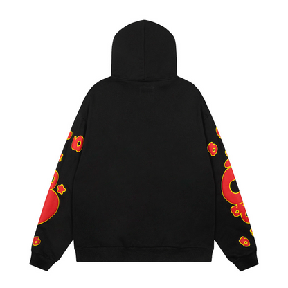 SPC15 New men's and women's autumn and winter pure cotton looped fabric zipper jacket hoodie, clothing