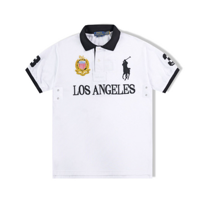 PPC2 summer polo shirt collar embroidered city style top t-shirt polo short sleeved shirt