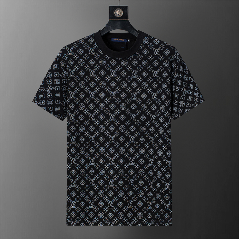 LVC204 New men's summer pure cotton top and short sleeved clothing