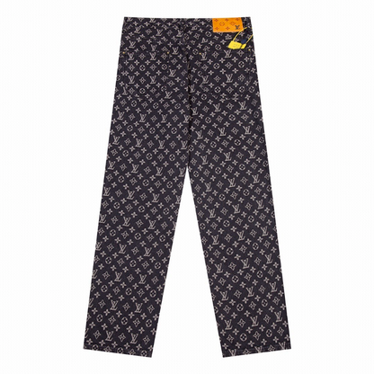 LVC040 New men's and women's high-quality jeans loose fit clothing