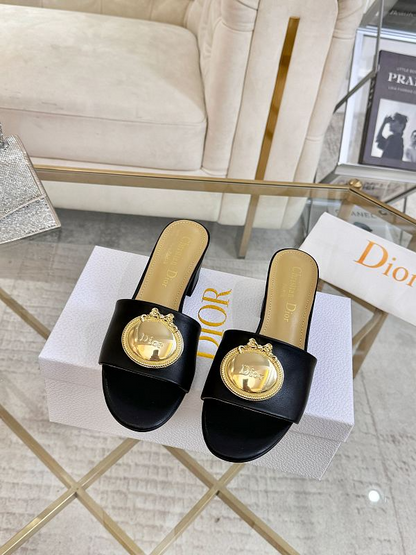 SHDS6 Women 5.5CM Heel slipper Shoes 35-42 with box