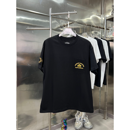 KLC33 New high-quality men's and women's summer pure cotton T-shirt short sleeved top clothing