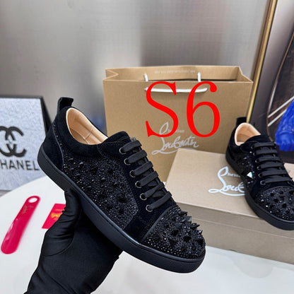 MCLS11 Women 35-40 and Men 40-45 Leather Shoes With Box