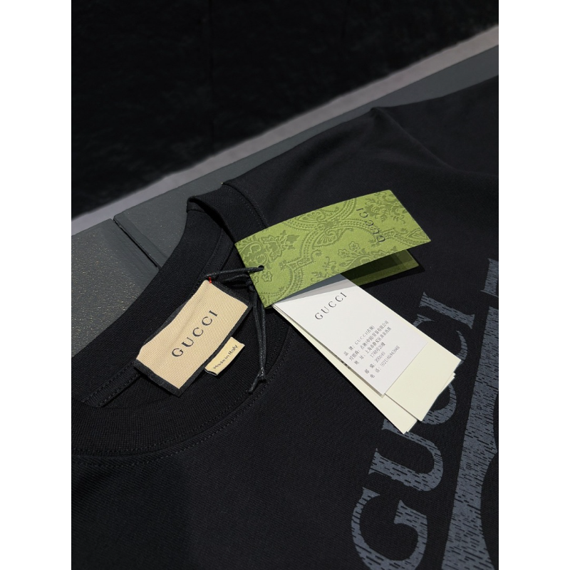 GUC051  New men's and women's summer pure cotton top T-shirt Clothing