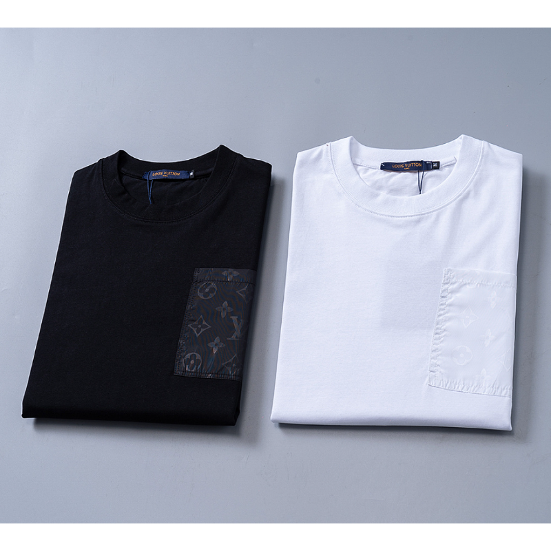 LVC206 New men's summer pure cotton top and short sleeved clothing