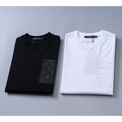 LVC206 New men's summer pure cotton top and short sleeved clothing