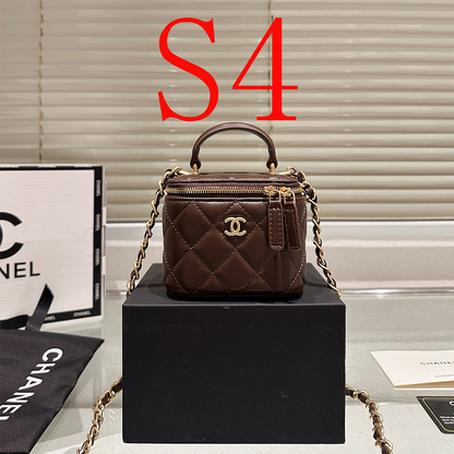 ACP01 Leather Bags 10CM Makeup tote Bag with Box