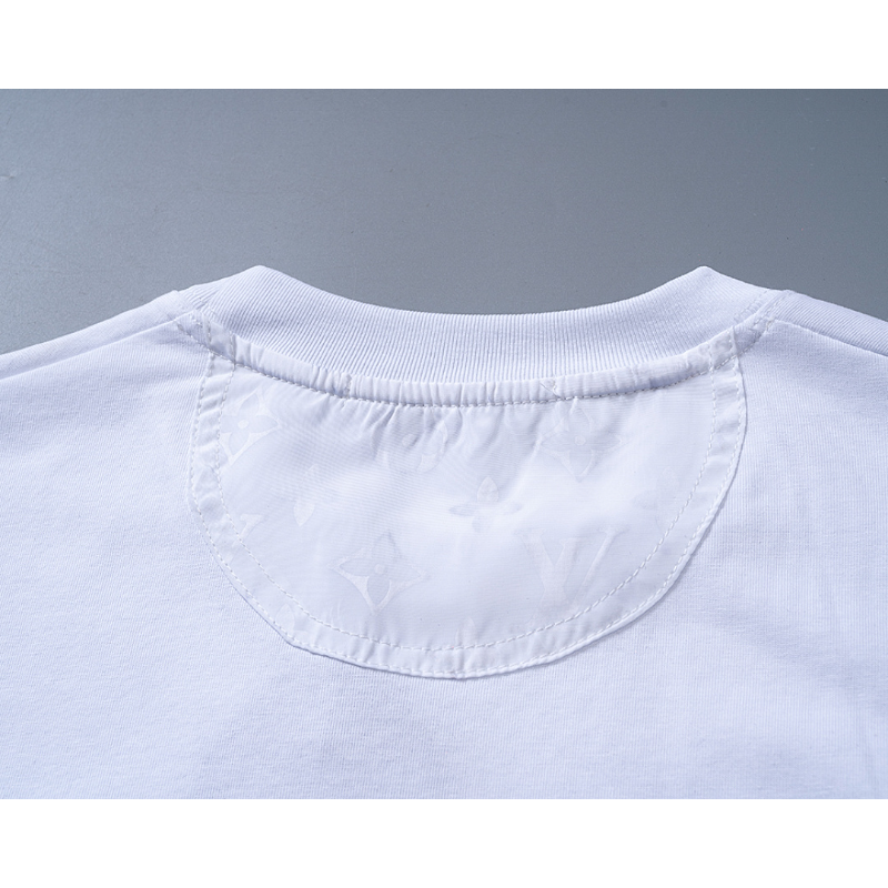 LVC206 New men's summer pure cotton top and short sleeved clothing