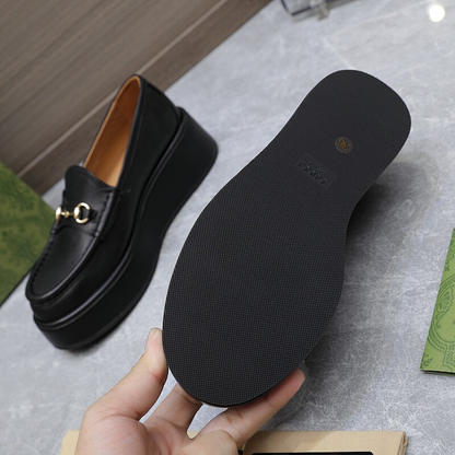 JHGS16 Leather 5.5CM Heel Size 35-42 Shoes with box