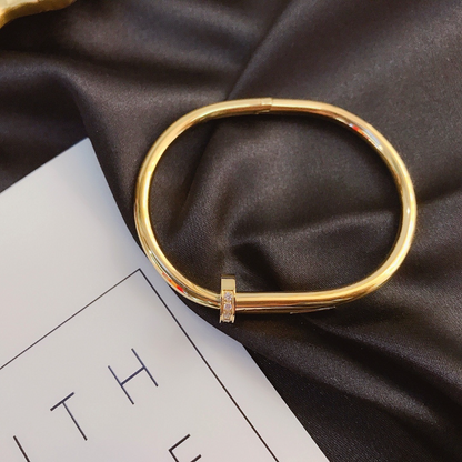 S098   Women's titanium steel nail bracelet jewelry