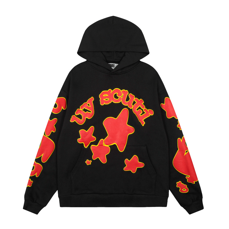 SPC15 New men's and women's autumn and winter pure cotton looped fabric zipper jacket hoodie, clothing