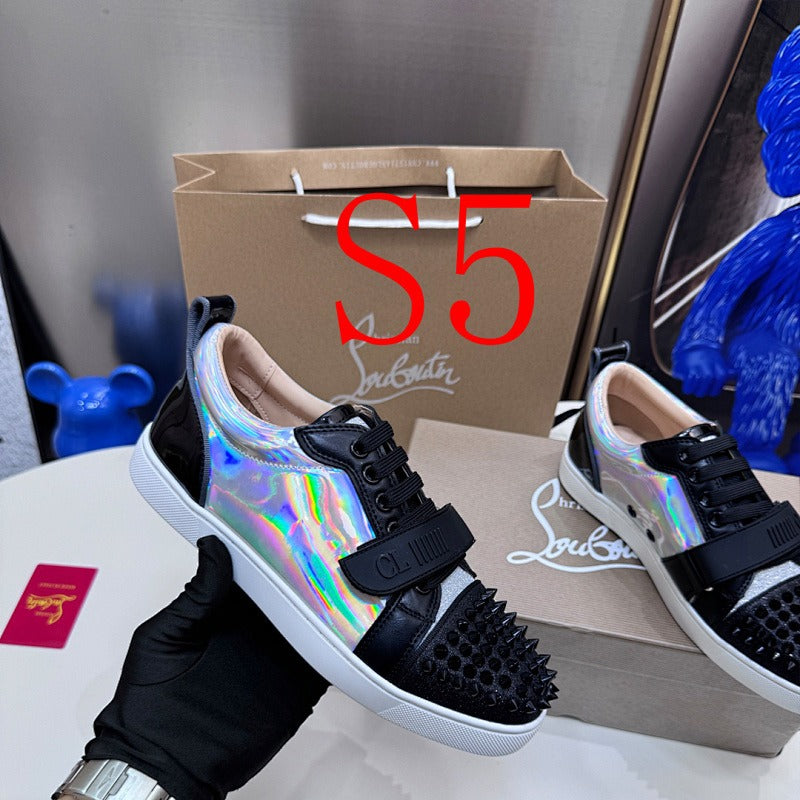 MCLS12 Women 35-40 and Men 40-45 Leather Shoes With Box