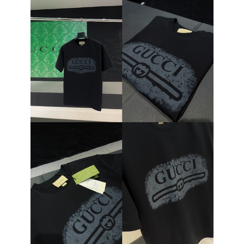 GUC050  New men's and women's summer pure cotton top T-shirt Clothing