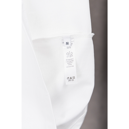 ALOC7 New men's and women's summer pure cotton top T-shirt clothing