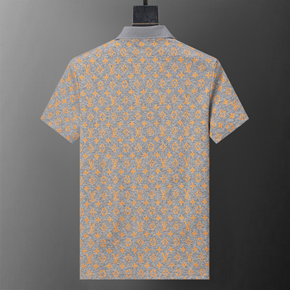 LVC037 New men's short sleeved polo top+shorts clothing