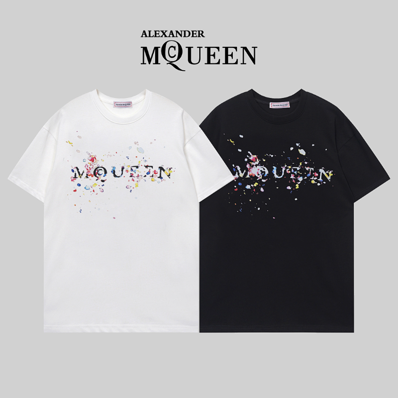 MQC4 New men's and women's summer short sleeved cotton T-shirt clothing