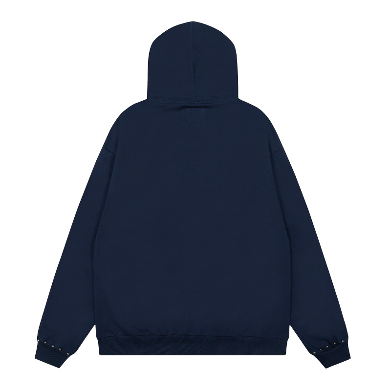 SPC14  New men's and women's autumn and winter pure cotton looped fabric zipper jacket hoodie, clothing