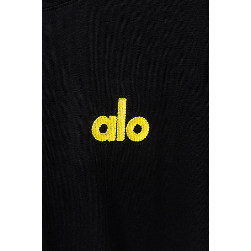 ALOC7 New men's and women's summer pure cotton top T-shirt clothing