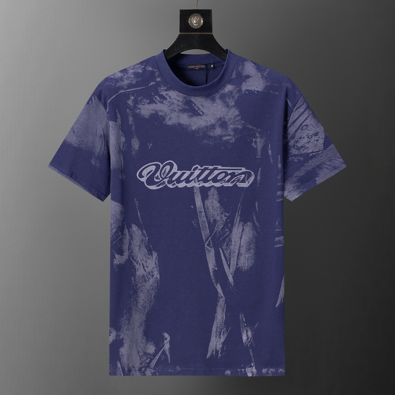 LVC203 New men's summer pure cotton top and short sleeved clothing