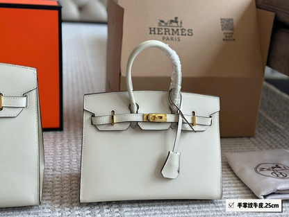 MHP6 Classic leather handbag 25CM 30CM With Box