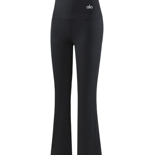 zalo120  Women's yoga pants, women's high waisted seamless tight fitting sports micro flared pants clothing