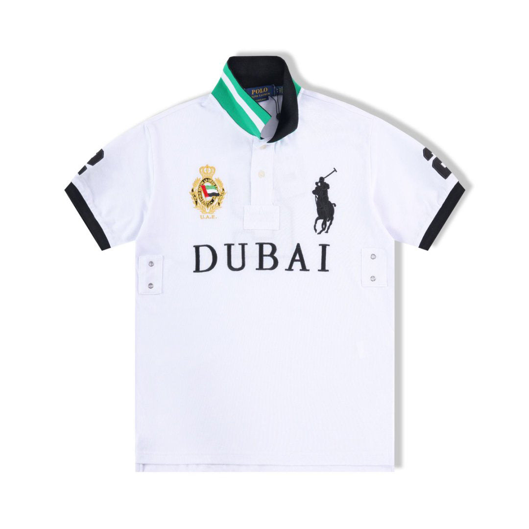 PPC2 summer polo shirt collar embroidered city style top t-shirt polo short sleeved shirt