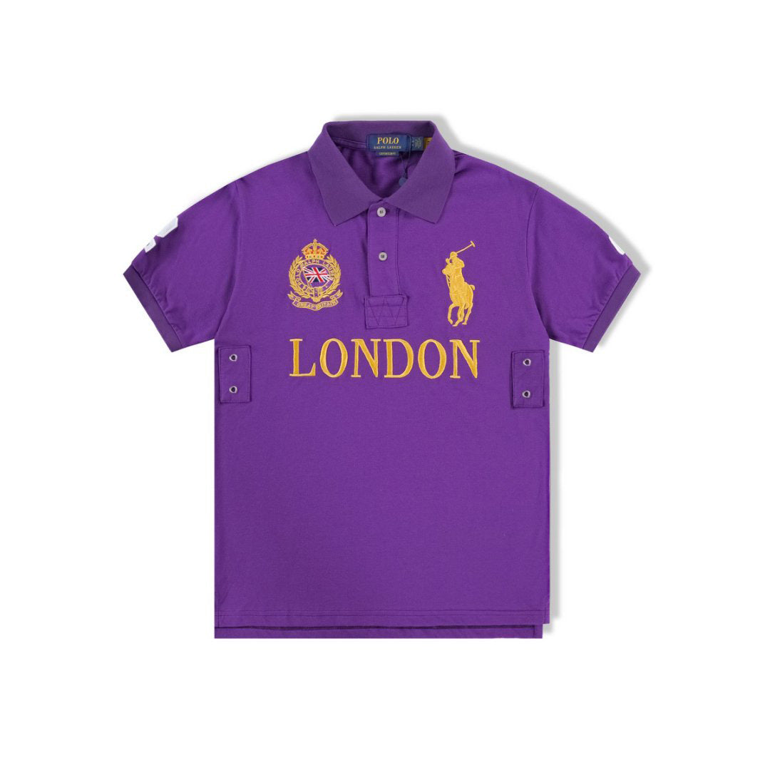 PPC2 summer polo shirt collar embroidered city style top t-shirt polo short sleeved shirt
