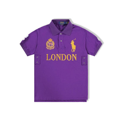 PPC2 summer polo shirt collar embroidered city style top t-shirt polo short sleeved shirt