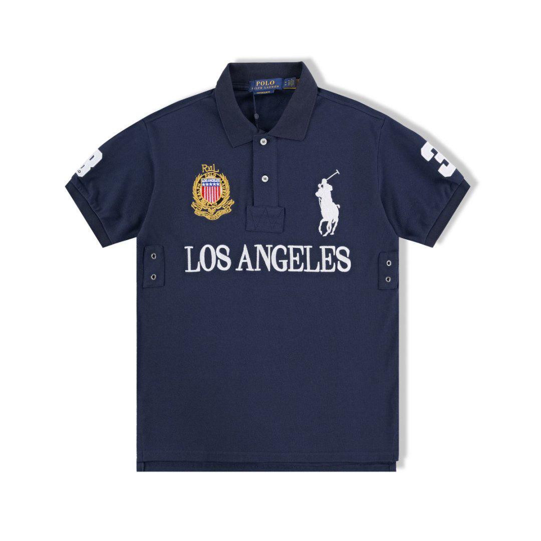 PPC2 summer polo shirt collar embroidered city style top t-shirt polo short sleeved shirt