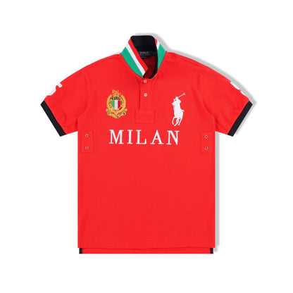 PPC2 summer polo shirt collar embroidered city style top t-shirt polo short sleeved shirt