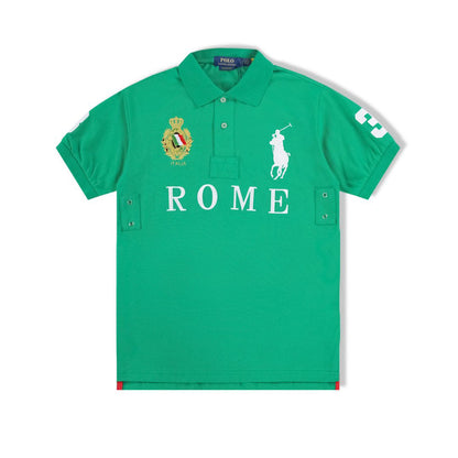 PPC2 summer polo shirt collar embroidered city style top t-shirt polo short sleeved shirt