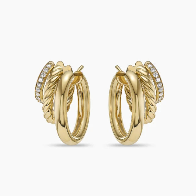 High Quality Fashion Classic 925 Silver Dy New Stud Earrings For Everyday Wear